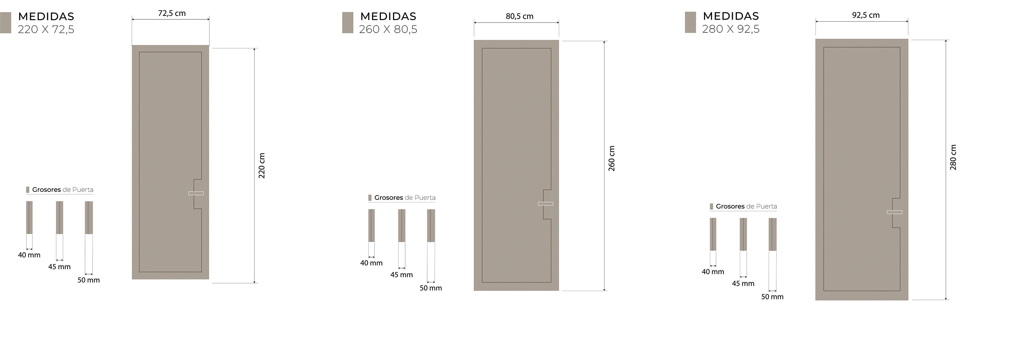 Medidas técnicas Dubai Lacada Essencial